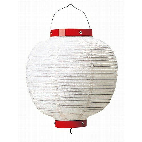 丸 ビニール提灯 無地 10号 白 φ270×H380(代引不可)【送料無料】