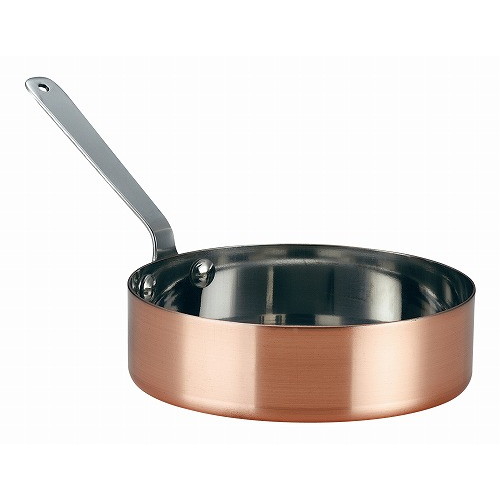 KM プチパン 浅型片手鍋 銅メッキ 11cm SP11SHC(代引不可)【送料無料】(3.0)