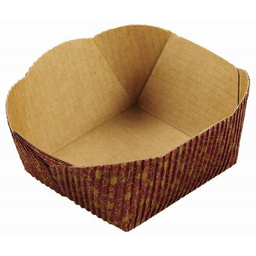 ベーキングトレー リーフ柄 正方型 CT-205(50枚入)(代引不可)【送料無料】