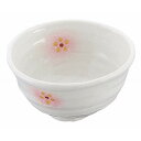 和食器コレクション ピンク白吹小花 丼 4寸(代引不可)【送料無料】