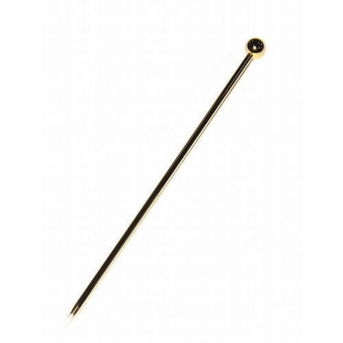 カクテルピン 玉付(6本入)金メッキ 18-8(代引不可)【送料無料】
