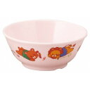 メラミン子供食器 みんなともだち 汁椀 YMC-1 ピンク(代引不可)【送料無料】