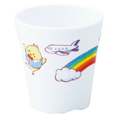 メラミン子供食器 みんなともだち カップ YMF-1 アイボリー(代引不可)