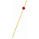 竹製 ビーズピックス 7cm レッド(50本入)09486(代引不可)【送料無料】(3)