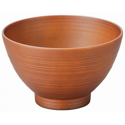 耐熱3.5寸能登千筋汁椀 総ブラウン 1001057(代引不可)【送料無料】