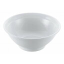 磁器 中華食器 白リム 高台丼 6.5寸(代引不可)【送料無料】