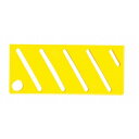 HACCP庖丁差用カラープレート A(斜)タイプ イエロー(代引不可)【送料無料】