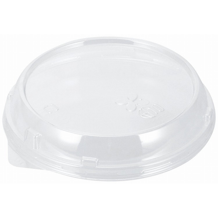 丸カップ(バイオカップ)防曇蓋 PABC179(50枚入)φ129×H23 厨房消耗品 カップ(代引不可)【送料無料】