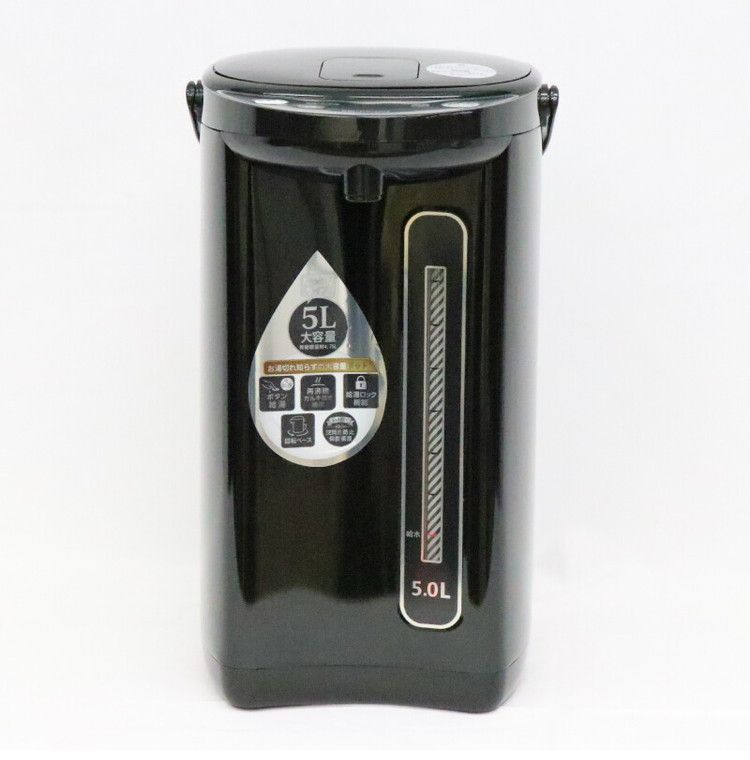 電気ポット 5L 大容量 空焚き防止 保温 おしゃれ マイコン電動ポット ジャーポット...