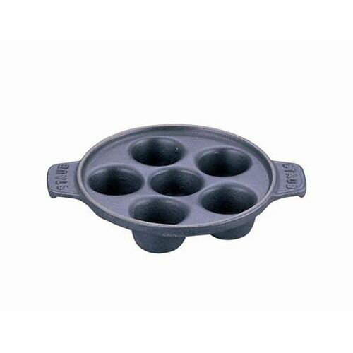 Gratin Dishes - ストウブ エスカルゴディッシュ 6穴 黒 40509-550 RST3801【送料無料】