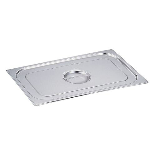 DO-EN(ドーエン) ガストロノームパン取手付カバー 1／2用 812L AHT572 JANコード 4905001113154●メーカー品番:812L●サイズ表示:1/2●間口×奥行(mm):325×265●材質：18.8ステンレス【送料について】北海道、沖縄、離島は送料を頂きます。