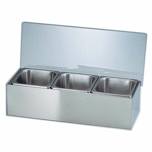 Steel Storage Containers - 遠藤商事 コールド コンディメントディスペンサー 1/6 4ヶ入 AKC2302【送料無料】