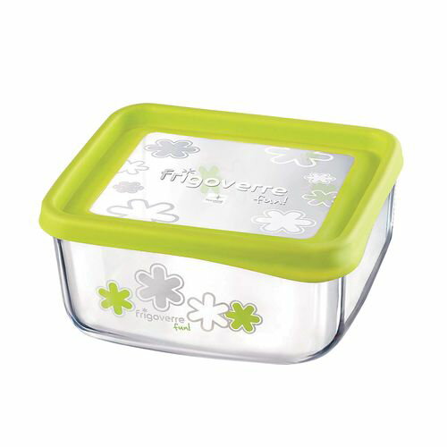 Bormioli Rocco(ボルミオリ・ロッコ) フリゴベール・ファン スクエア 19cm 3.88820.MV1グリーン RBR5902