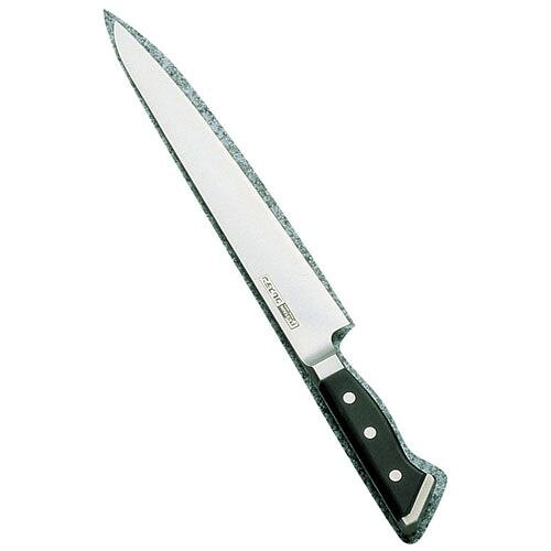 グレステン Wタイプ 筋引 724WSK 24cm AGL16724 JANコード 4562207325110●メーカー品番:724WSK●サイズ(cm):24●全長(mm):367●重量(g):240●背厚(mm):2.0●材質：ブレード--グレステン鋼 ハンドル--積層強化木■GLESTAIN グレステン(←ロゴ) 440Aをベースとしたグレステン鋼には、サブゼロ処理 (超低温処理)をはじめ、さらに何段階にもわたる特殊熱 処理を行っています。■耐蝕性、耐磨耗性、耐熱・耐寒性、靭性(強度)、硬度の 安定性(HRC58~59度)、切れ味の持続性など、 品質を徹底追求して高度な機能を実現。■Wタイプの特長 最高■材質を使用し、スライス用庖丁として特に優れた性能 を持ち、シャープな切れ味とその持続性は他の追随を許し ません。■※包丁の表示サイズは、すべて刃渡り寸法となっております。【送料について】北海道、沖縄、離島は送料を頂きます。