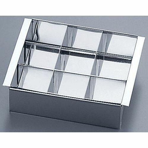 遠藤商事 18-0 玉子豆腐器 仕切付 9個取 ATM2701【送料無料】