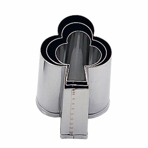 遠藤商事 SA 18-8業務用 抜型 クローバー 3個セット BNK8701