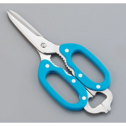 インテックカネキ 料理バサミ コックさん 青 BLY1602