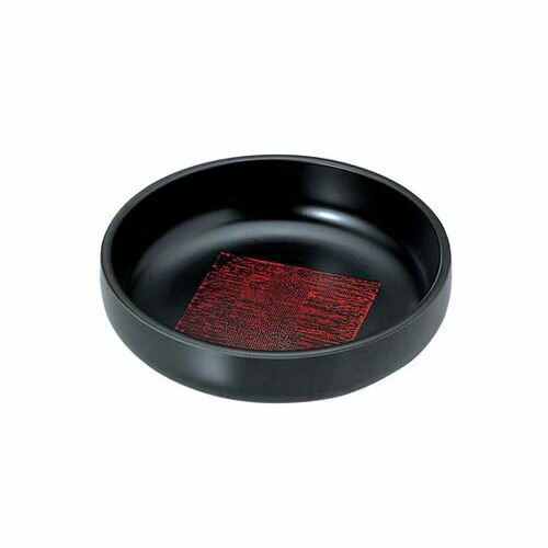 Large Bowl - 福井クラフト 6.5寸 大和菓子鉢 黒内角布目 75000870 RFI0801【送料無料】