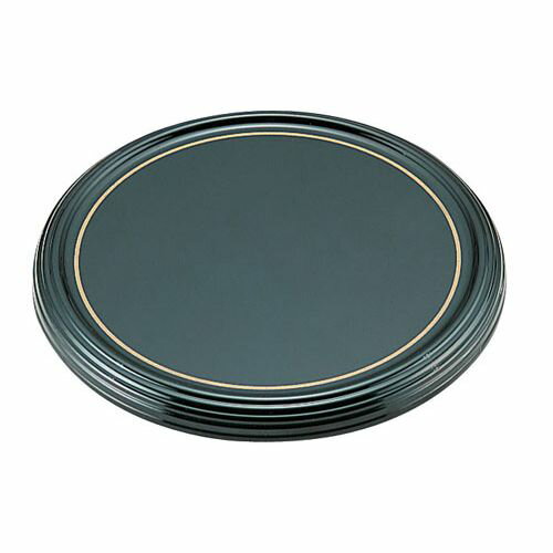 Plastic - よし与工房 陶器風メラミン製 ケーキトレー丸型 CT-2300-KS(金線入) WKCH9230【送料無料】
