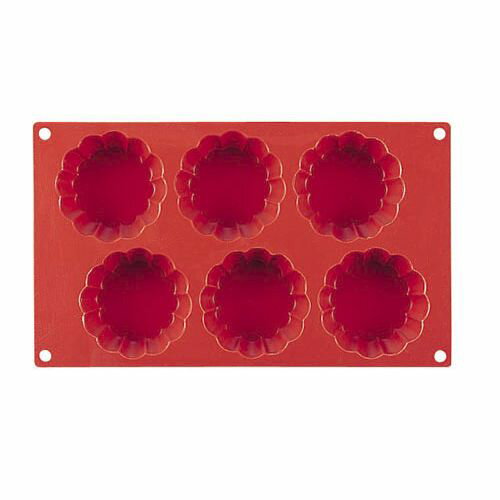 Cake Forms - Marttellato(マルテラート) フレキシブルモルドSF035 79 ブリオッシュ 6ヶ取 WSL50【送料無料】