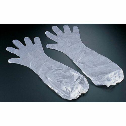 オカモト ポリエチロング手袋 No.706F(50枚入) STB7201【送料無料】