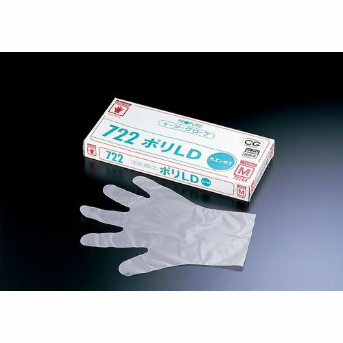 オカモト イージーグローブ ポリLD 外エンボス No.722 M STBD402【送料無料】