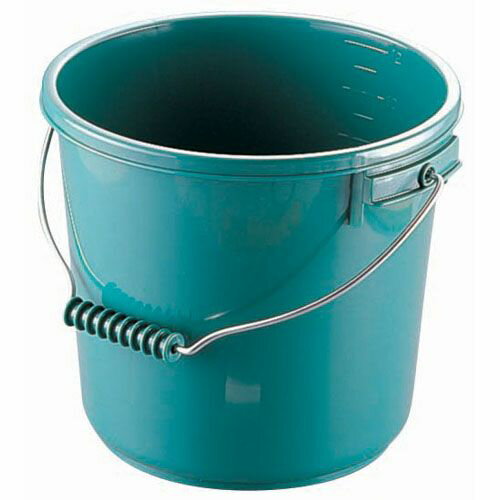 エンテック ポリプロバケツ PO-13A グリーン KBK2604【送料無料】