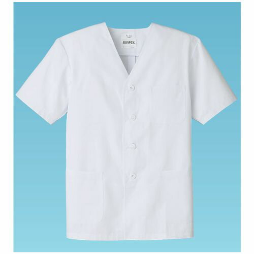 サンペックスイスト 男性用調理衣 半袖 FA-322 L STY113【送料無料】