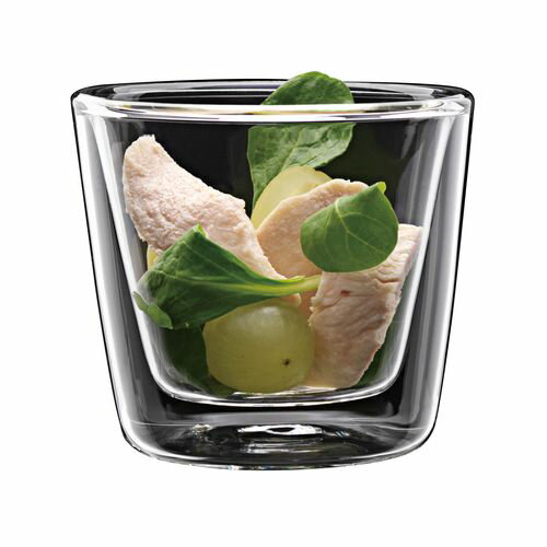 Bormioli Luig(ボルミオリルイジ) ダブルウォールフード&デザイン(2ヶ入) コニカル 10014/01 RBL7701【送料無料】