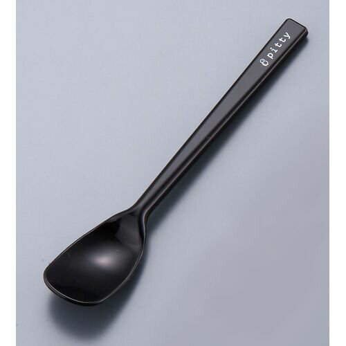 片力商事 ピティスプーン シリコン一体タイプ へら型 大 ブラック RSP3801