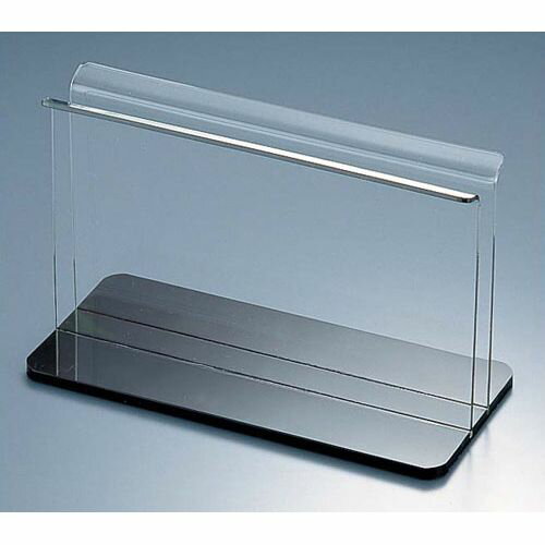 友屋 アクリルメニュー立（大） 07901 PBTF201 JANコード 4904625202077●メーカー品番:07901●幅×奥行×高さ(mm):170×80×108●有効幅(mm):15●材質：アクリル【送料について】北海道、沖縄、...