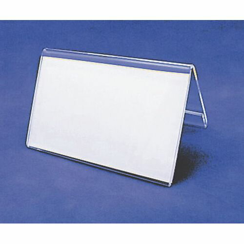 伊藤忠リーテイルリンク アクリル V型カード立て 名刺サイズ VCT-6E PKCR505 JANコード 4933691144875●規格:名刺サイズ●メーカー品番:VCT-6E●間口×奥行×高さ(mm): 92×60×53●材質：アクリル【送料について】北海道、沖縄、離島は送料を頂きます。