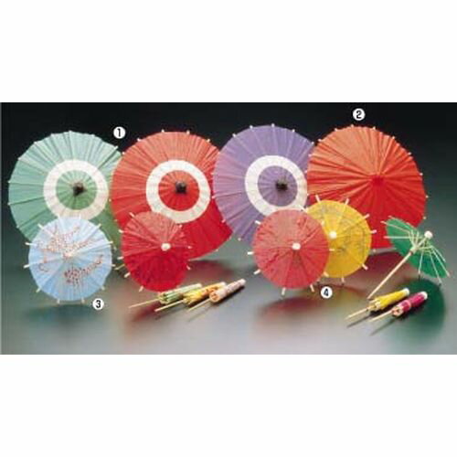 ヤマコー 蛇ノ目傘 B(100入) 中 朱 QZY01002【送料無料】