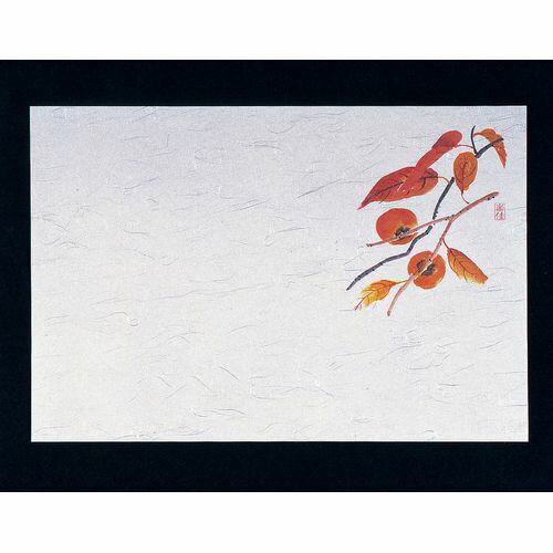 マイン 四季紙・千寿(100枚入) 柿 M30-211 QSV30