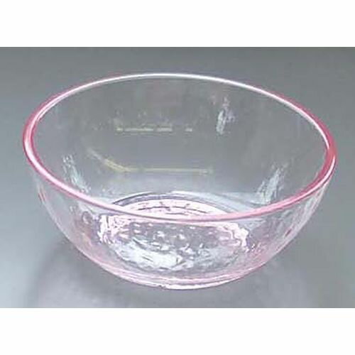 Lacquer Ware - 関東プラスチック リップル 丸小鉢 KB-121 ピンク RLT0903