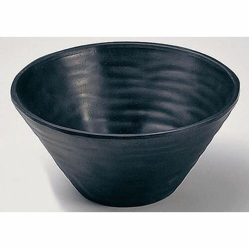 マイン メラミンウェア 黒 深鉢 小 M11-218 RMI8502
