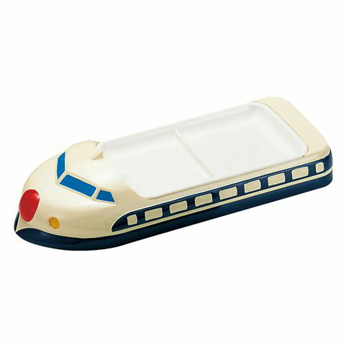 遠藤商事 メラミンお子様ランチ皿 新幹線 ブルー RLV394A【送料無料】