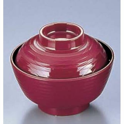 遠藤商事 メラミン木目吸物椀 溜内黒 767F-TB 蓋 RSIE202