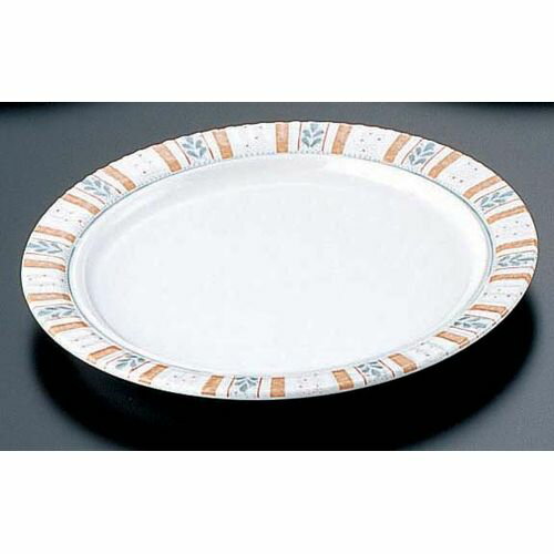 遠藤商事 メラミン「バジル」 21cmサラダ皿 BL-7803 RSLF001