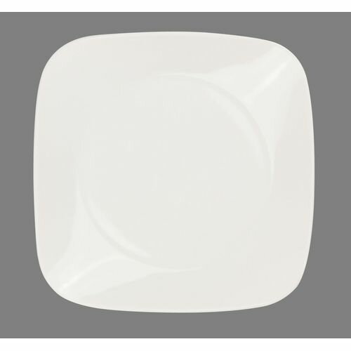 Glass - コレール ウインターフロスト ホワイト スクエア皿 中 J2211-N RKL5502