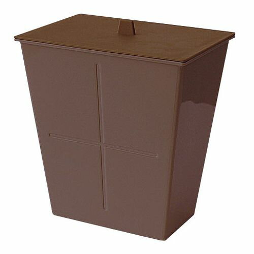 八幡化成 アンブルトラッシュ S(フタ付) ブラウン VAV0503