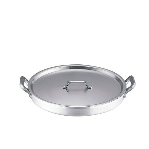 ヒキモト アルミ かつどん鍋 42cm AKTE903 JANコード 4905001357732●サイズ(内径cm):42●外径×深さ(mm):437×50●容量(L):6.9●重量(kg):2.5●底板厚(mm):3.0【送料について】北海道、沖縄、離島は送料を頂きます。