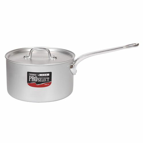 Ih/Gas Compatible - ホクア アルミ プロセレクト 片手鍋(目盛付) 33cm AKT8033【送料無料】