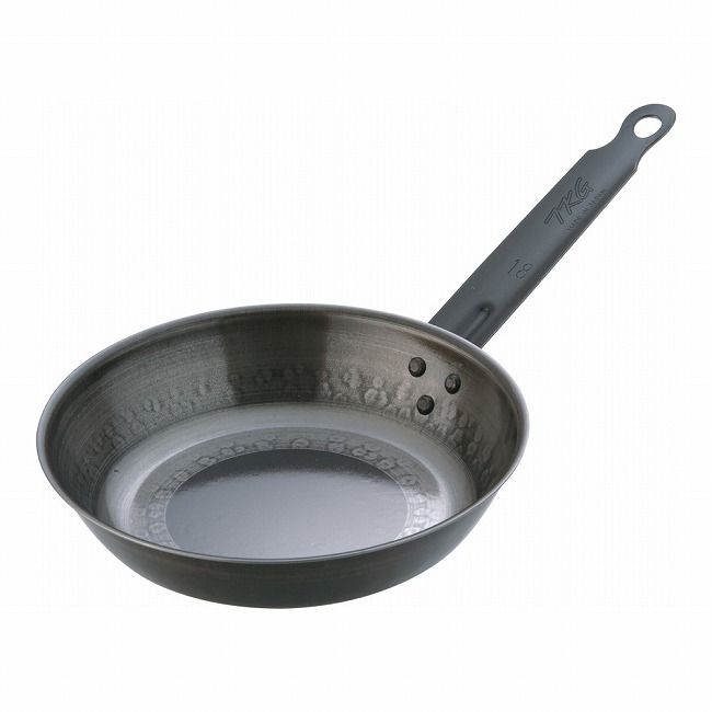 Ih/Gas Compatible - TKGコーポレーション TKGブルーテンパー ハンマーフライパン 18cm [AFL0906]【送料無料】