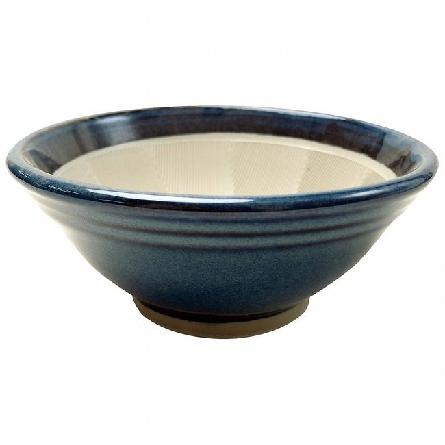 元重製陶所 青なまこ スリ鉢(シリコンゴム付) 5号 [BSL5503]【送料無料】