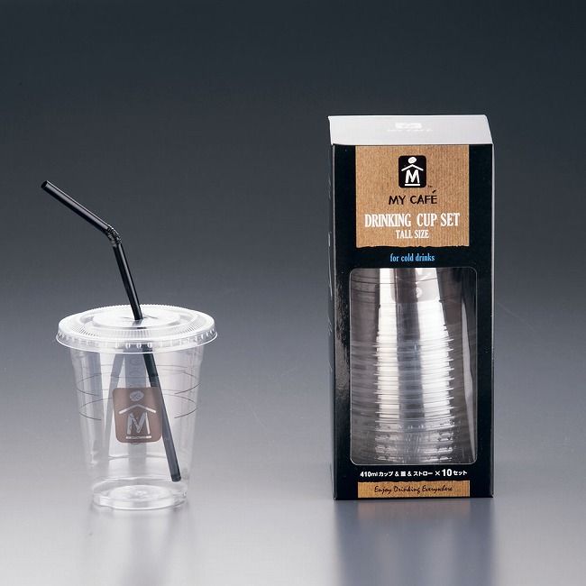 Paper Cups - 大黒工業 ドリンキングカップセット アイス用(10セット入) [XDL1201]