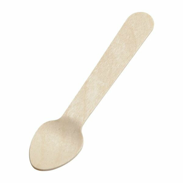 大黒工業 使い捨て木製スプーン(100本入) 95mm WS-95(代引不可)