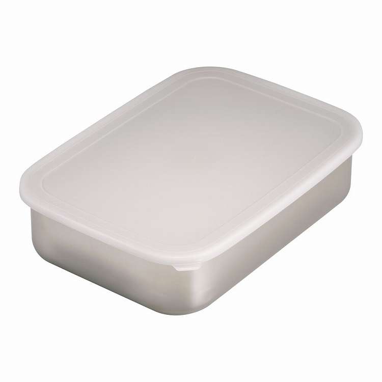 18-8キッチンバット 大(半透明ポリ蓋式)(代引不可)【送料無料】