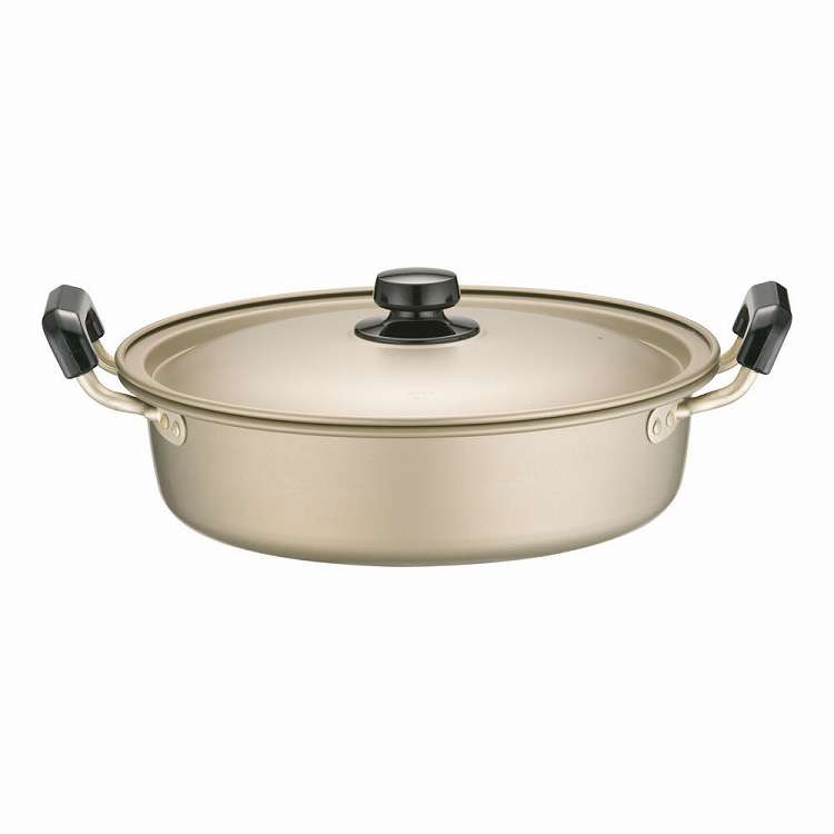 アカオ しゅう酸 実用鍋 浅型(硬質) 30cm(代引不可)【送料無料】