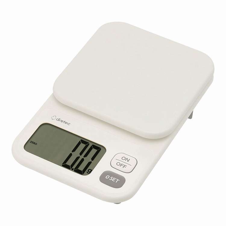Kitchen Scales - ドリテック デジタルスケール エクレ KS-740WT ホワイト(代引不可)